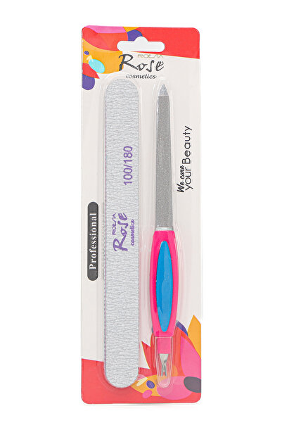 Roesıa Rose Cosmetics Rose 2'li Kağıt Metal Tırnak Törpüsü