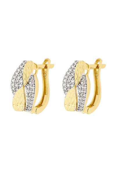 MOHI Fine Jewellery Cercei din aur galben de 14k