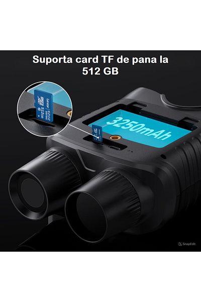 Smart Vibe Binoculars Digital WiFi Night Vision Goggles 4K UltraHD AKASO® Seemor-200 True Full-Color, Range 1000m