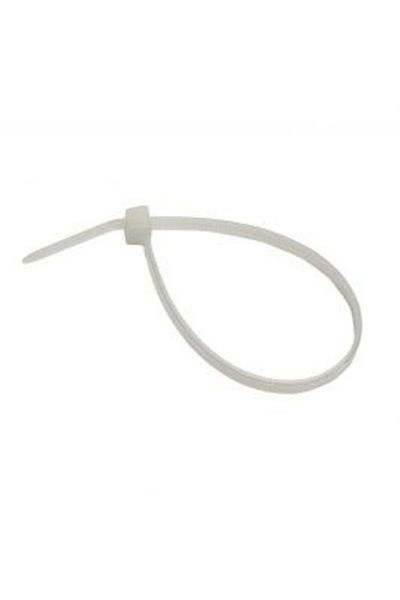 Homelux Colier Plastic Strohm 100 x 2,5 mm, Alb, 100 Buc