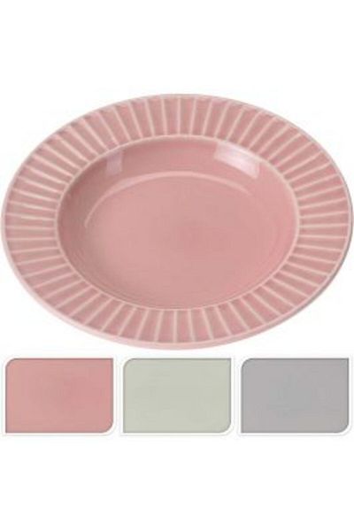 Homelux Deep Plate 23cm, Ceramic, Available in 3 Colors