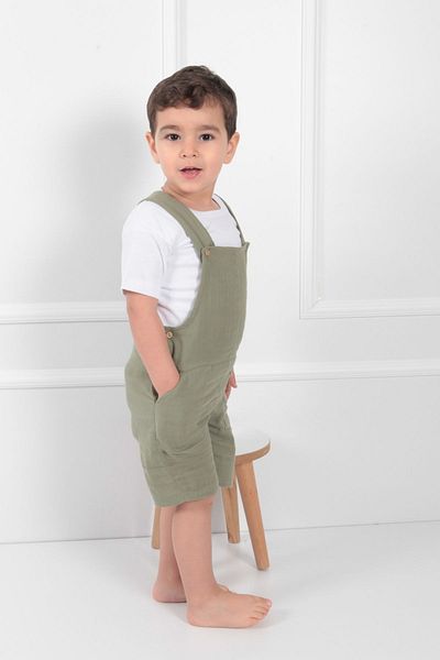 Cuckoo Cotton Baby Boy Kids Summer Cotton Jumpsuit 1-6 Years