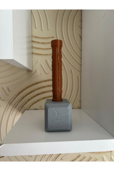 WELLCUT Thor's Hammer Design Bottle Opener – Mjolnir 3D Print with Magnet (16 cm)