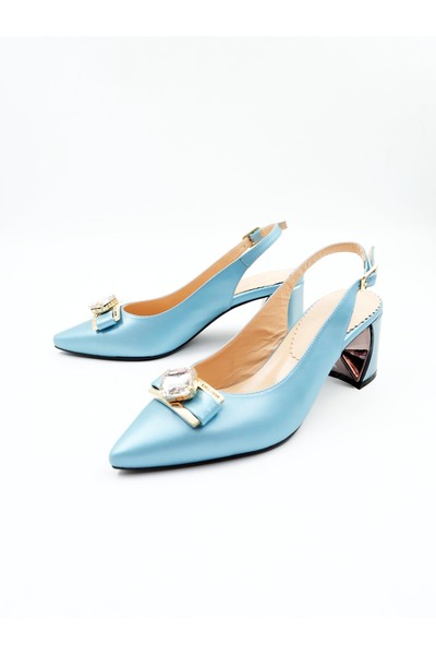 Tenau Pantofi de seara de dama din piele naturala