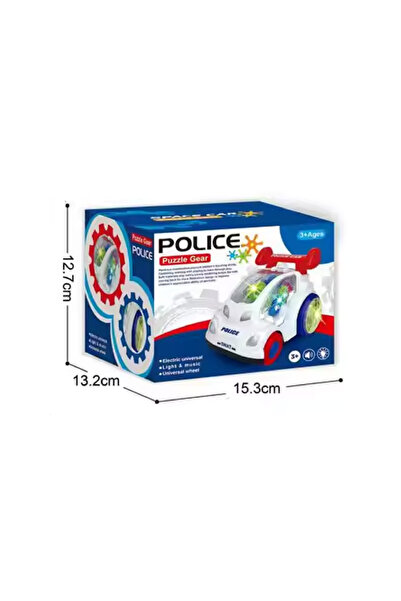 rexa سيارة شفافة وامضة تدور سيارة حيلة عالمية