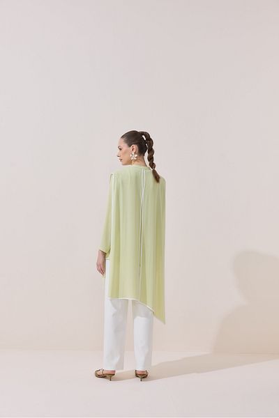 NUR KALAY COLLECTION Stylish Tunic with Belt