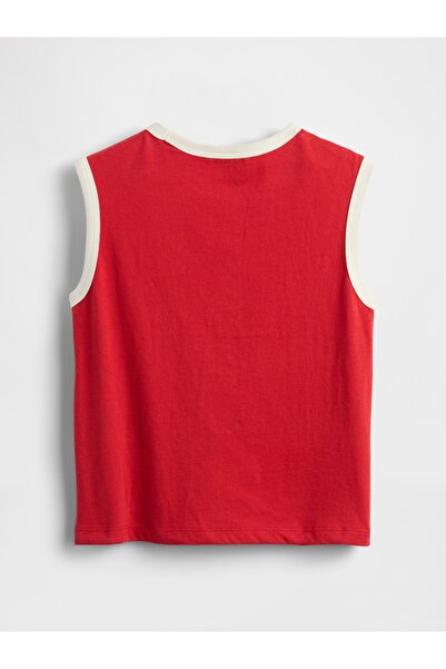 GAP Erkek Bebek Kırmızı Lilo & Stitch Grafik Baskılı Atlet