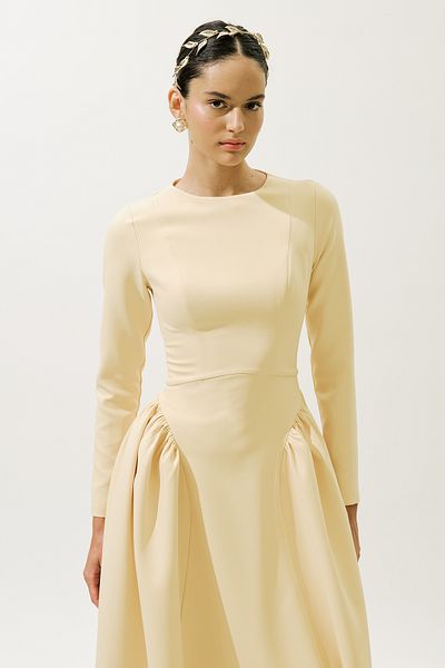 Manuka Lora Evening Dress Yellow