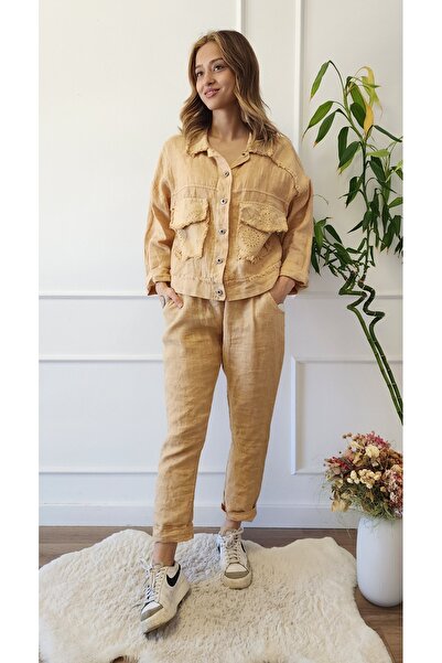 My Boutique بدلة كتان مستوردة