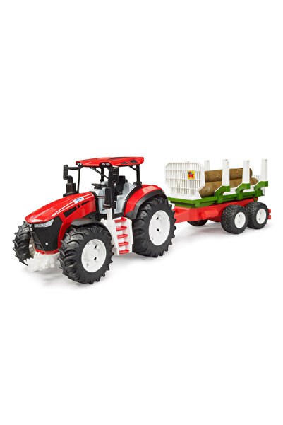 Bruder Toy Roadmax Log Carrying Tractor with Trailer Br03453