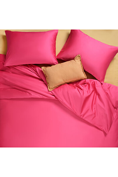 Zsa Zsa Zsu Solıd 300 Tc Çift Kişilik Pamuk Saten %100 Pamuk Saten Nevresim S...