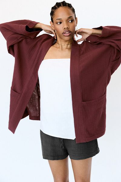 Pull & Bear Flowing kimono jacket