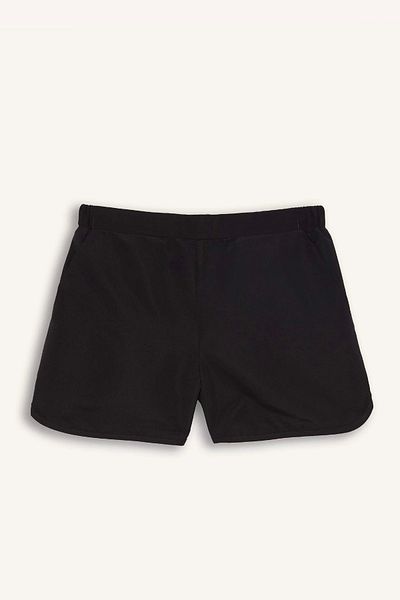 DeFacto T5639 Black -Fall in Love Regular Fit Swim Shorts