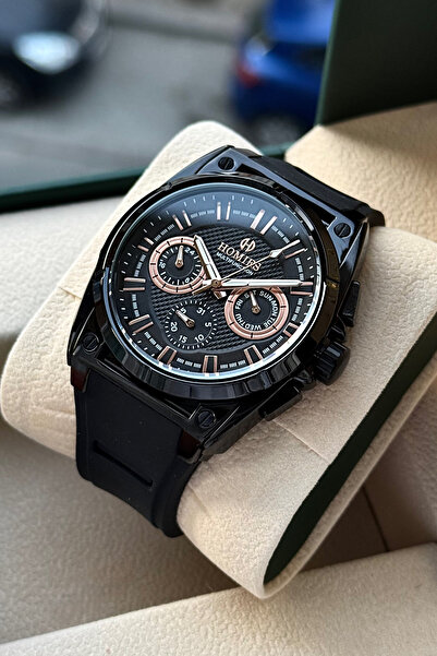 Homies Original Men's Wrist Watch Summer Silicone Cord 3 Atm Waterproof Gift Box and Bracelet.