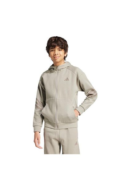 adidas Children's Beige Sweatshirt J Fi 3S Fz Hd Jj4807