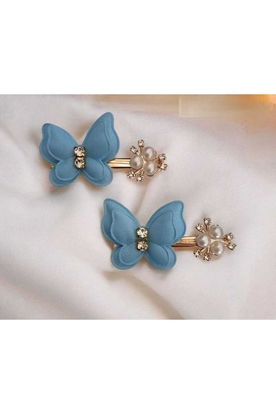 gigigiyim Cataramă pentru femei Butterfly cu detaliu de perle