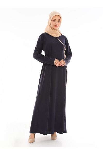 elanesa Προσευχή με πλαϊνή δέσιμο - Navy Blue - OLABI MIR