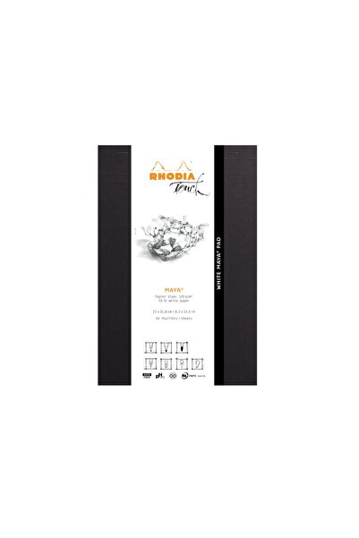 Rhodia Bloc de notițe Maya White A4+ Rhodia Touch Layout