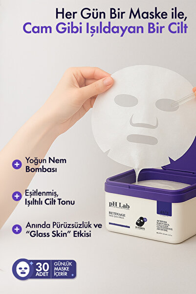 Ph Lab Phlab Retinage Daily Quick Günlük 30'lu Maske
