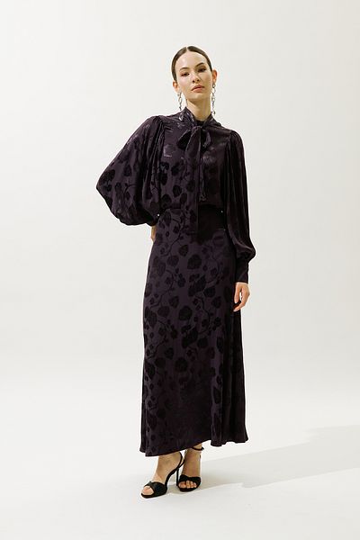 Manuka FUSTA JACQUARD SATIN VIOLET