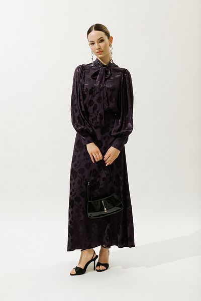 Manuka FUSTA JACQUARD SATIN VIOLET