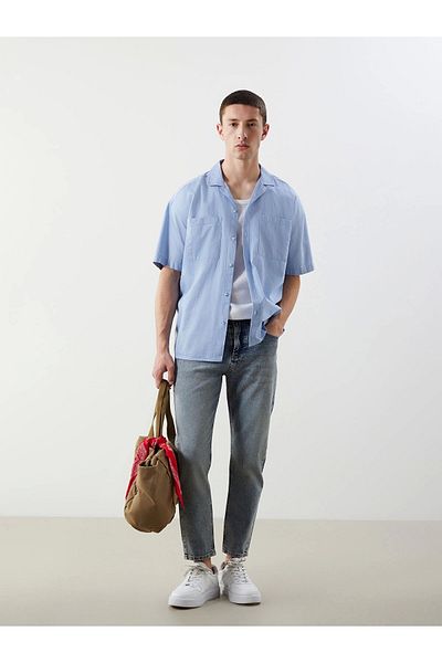 LC Waikiki Ανδρικό τζιν παντελόνι LCW Jeans Indigo 710 Loose Fit