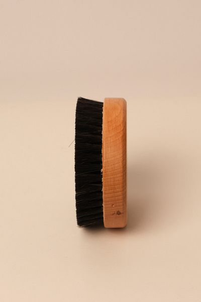 Vose Rounded Natural Black Horsehair Body Brush
