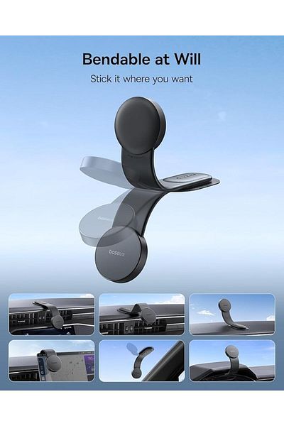 Baseus C02 Mega Qi2 Certified 15W Wireless Magnetic Car Phone Holder