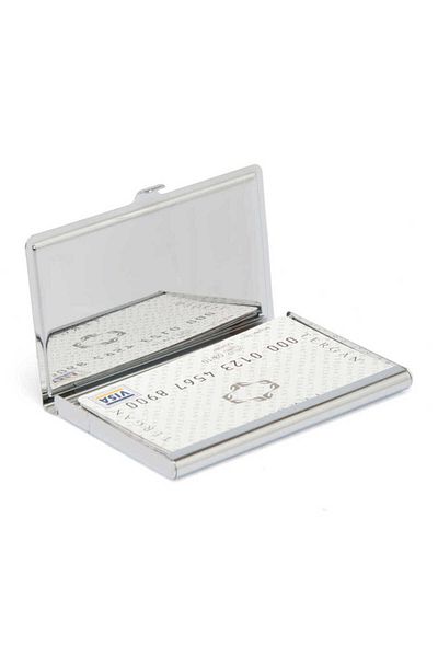 Tergan Black Genuine Leather Unisex Credit Card Holder - S1Kk00000195-B06