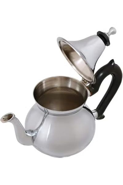 ALSAIF Plain Moroccan Meknes brass kettle with comfortable handle and fine pouring spout