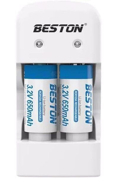 Beston M7003 Charger with 2 pcs of 123 Batteries