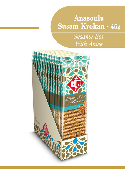 Tempo Şekerleme Anasonlu Susam Krokan 45 g x 12 Adet