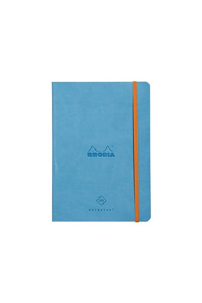 Rhodia Agendă A5 nedatată, turcoaz perpetuu