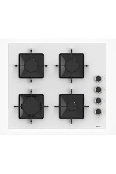 Ferre FLOWART-SILENTART Serisi Beyaz Set (SS206 + QBL63CB +D064-SA ) - Emaye Izgara