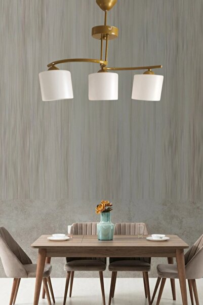 Ömür Avize melek dekoratif beyaz camlı avize