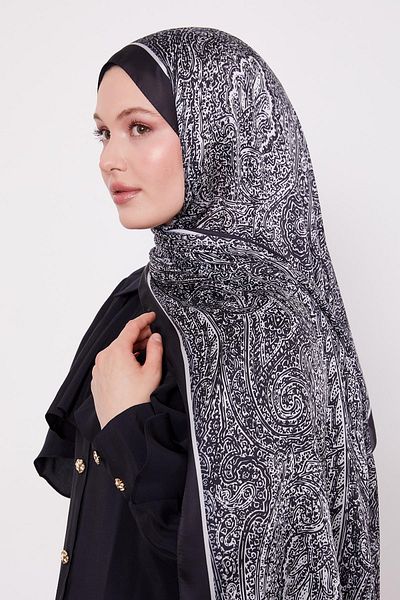 Levidor Ethnic Pattern Indian Silk Shawl