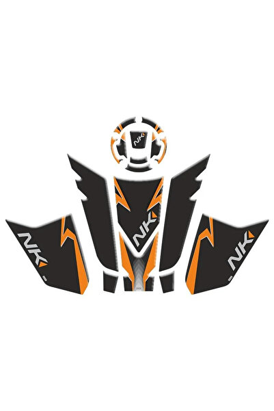 Gogo CF MOTO 250 NK 2023 - 2025 UYUMLU TANK PAD SET Turuncu