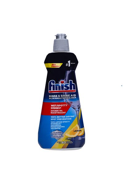 Finish Finish dishwasher rinse aid with lemon, 400ml