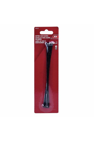 ACE Carbon Steel Coping Saw Blade Pack (17.8 cm, 6 Pc.)