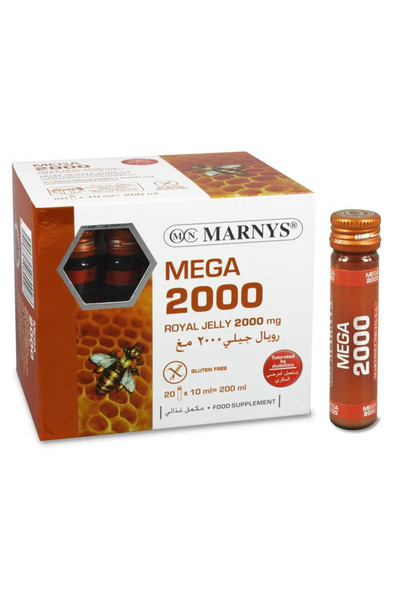 Marnys Mega 2000 Royal Jelly 10 mL Vials 20s