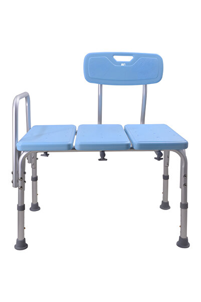 Linomag Bancă de transfer pentru baie Linomag®, înălțime reglabilă, spătar și...