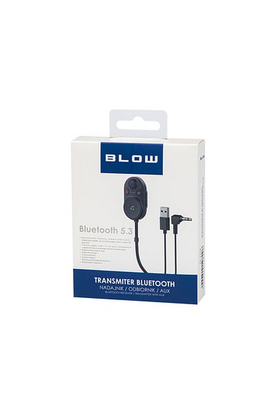 Blow FM Transmitter, Blow, USB + AUX cable, Black