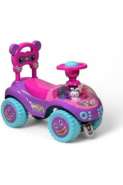 ALBADER Ride On Push Car for Toddlers, Kids Car With Music And Lights, Toys Push Car For Children