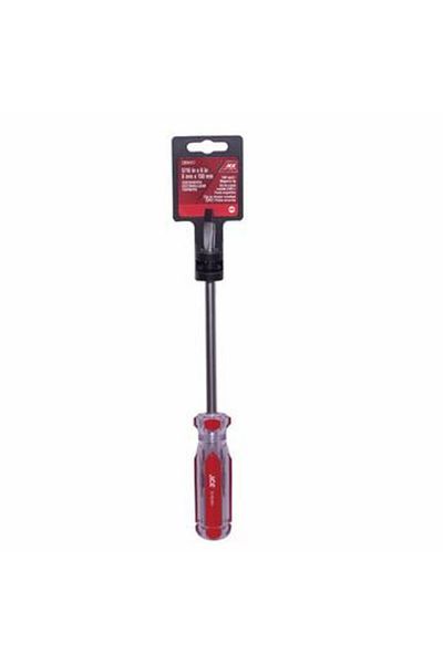 ACE Steel Slotted Taper Screwdriver W/PVC Handle (8 x 100 mm)