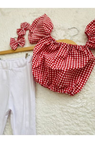 Tinypeople Girls' Slit Leggings and Crop Set Girls' Holiday Set Girls' Summer