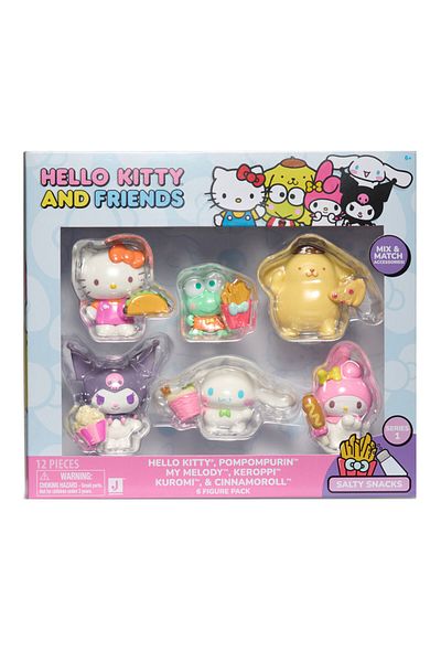Hello Kitty مجموعة من 6 مجسمات صغيرة Hkt0143-hkt0144