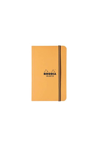Rhodia Undated notebook 9 x 14 cm, 60 sheets, Rhodia Unlimited Orange
