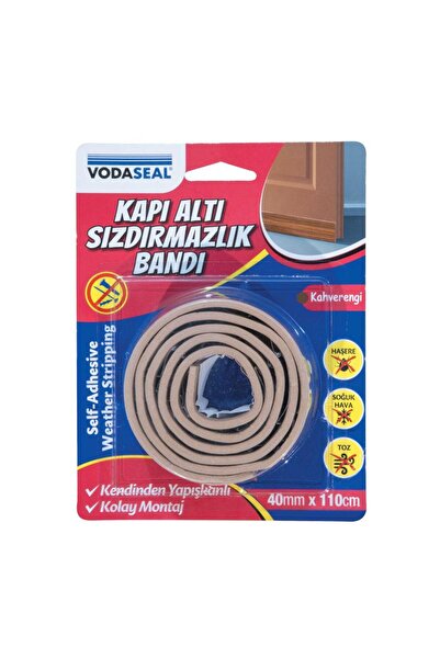 Vodaseal Kapı Altı Sızdırmazlık Bandı 40mmx110cm Kahve