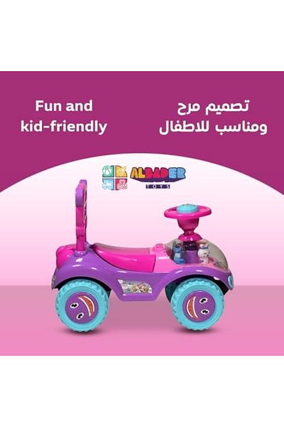 ALBADER Ride On Push Car for Toddlers, Kids Car With Music And Lights, Toys Push Car For Children