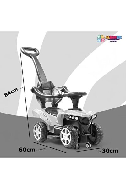 ALBADER Hummer 3-In-1 Push Car - Kids 3 in 1 Ride on Car, Push Ride on Car | Safe Ride-On Toy